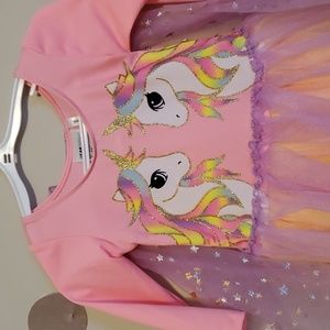 2-4Y/H&M Unicorn Tulle Dress